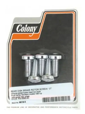 Saisonangebot Colony Bremsscheibeschrauben vorne/hinten f. Harley-Davidson 73-21 m. Gussrädern