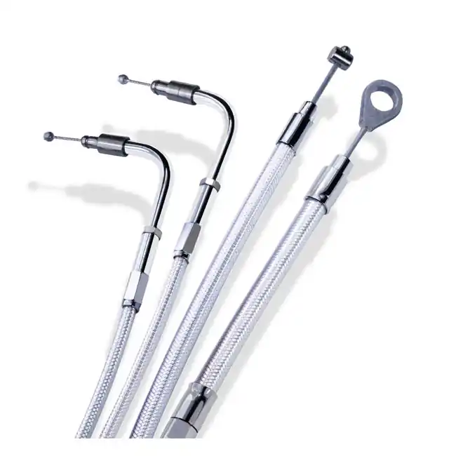 Heißes Angebot Barnett Rückholzug Platinum Chrom 32" für Harley-Davidson Softail 01-15