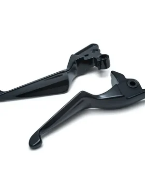 Günstig Küryakyn Boss Brems & Kupplungshebel Schwarz für Harley-Davidson Touring 08-15