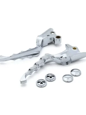 Expressversand Küryakyn Zombie Brems & Kupplungshebel Chrom für Harley-Davidson Softail 18-22
