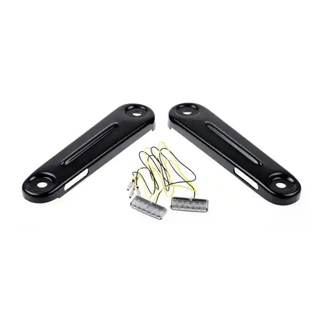 Cultwerk Blinker Schwarz Glas smoke für Harley-Davidson Street Glide 18-21 Geprüft