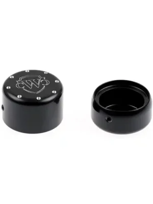 Letzte Chance Cultwerk Achscover m. Logo Schwarz hinten für Harley-Davidson Breakout 18-22