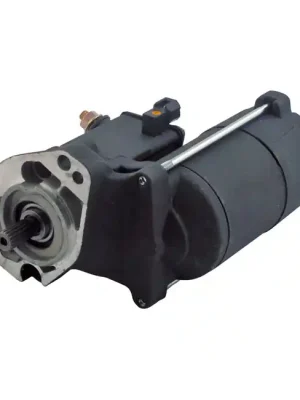 Neu Im Sortiment Jims E-Starter, 1,8kw, Schwarz, für Harley-Davidson Big Twin 94-06