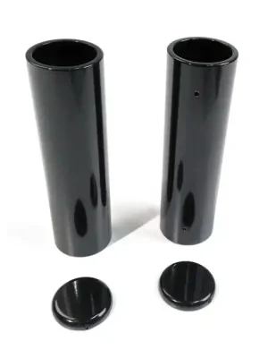 Zertifiziert Cultwerk Gabel Cover 4-teilig, Schwarz, für Harley Davidson 48‘ 10-15