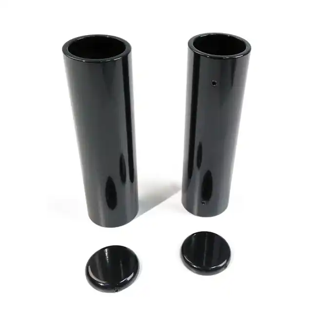 Zertifiziert Cultwerk Gabel Cover 4-teilig, Schwarz, für Harley Davidson 48‘ 10-15