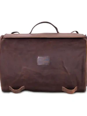 Saisonangebot Longride Gepäckrolle Roll Bag S, Waxcotton, Braun, für Harley-Davidson