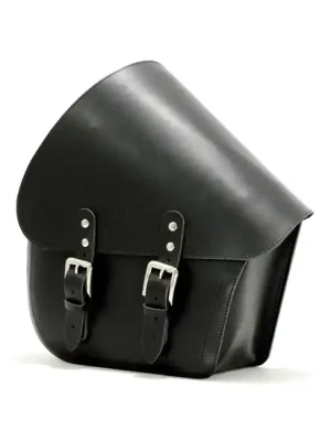 Longride Satteltasche Schwarz Leder 11,6 Liter, f. Harley-Davidson Softail 18-21 Sale