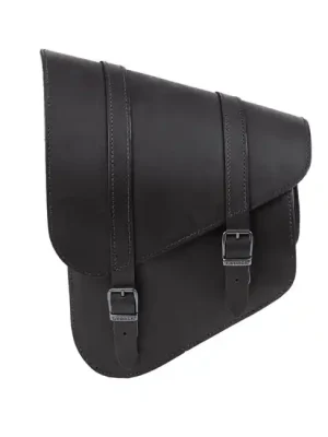 Begrenztes Angebot Ledrie Satteltasche Schwarz Leder 9 Liter, f. Harley-Davidson Softail 18-21