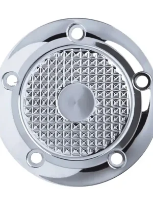 Vity‘s Design Point Cover Diamond, Chrom, f. Harley-Davidson Twin Cam 99-17 Kracherpreis
