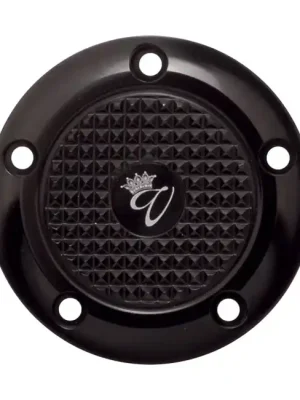 Vity‘s Design Point Cover Diamond, Schwarz, f. Harley-Davidson Twin Cam 99-17 Highlight