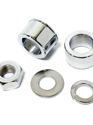Achsmontage Kit, Vorderrad, Chrom, für Harley-Davidson FL, FXST, FLT, FXWG 81-05 Bestpreis