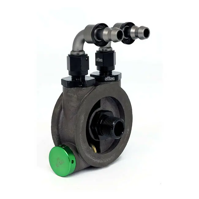 Jagg Ölfilteradapter mit Thermostat, f. Harley-Davidson Big Twin 84-99, XL 04-20 Sonderangebot