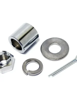 Achsmontage Kit, Hinterrad, Chrom, für Harley-Davidson FL, FX,Softail 80-99 Sonderaktion
