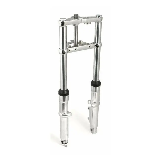Billig Wide Glide Gabel komplett, Einscheibe, poliert, f. Harley-Davidson 84-99 FXST