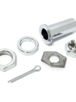 Achsmontage Kit, Hinterrad, Chrom, für Harley-Davidson FL 67-72, FX 71-72 Schnäppchen