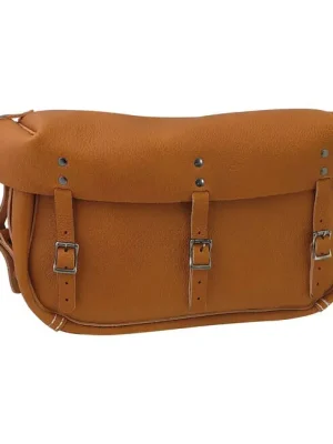 Samwel XA Army Style Satteltasche, Leder, Braun, für Harley-Davidson 1942 XA Top-Angebot