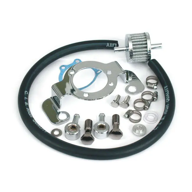Online Kaufen Luftfilter Entlüfter Kit Breather Kit, f. Harley - Davidson XL 91-03 CV Vergaser