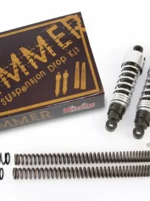 Burly Slammer Kit Tieferlegung Gabel - Dämpfer für Harley Davidson Tourer FLT Top-Preis