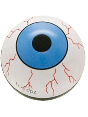 Neue Kollektion Trik Topz Ventilkappen, Eye Ball, Blau, für Harley - Davidson