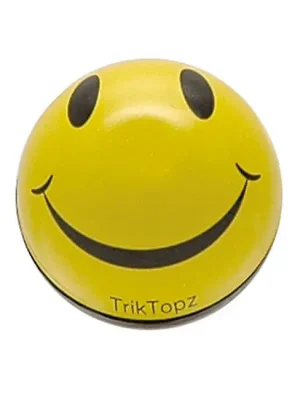 Nur Heute Trik Topz Ventilkappen, Smiley gelb, für Harley - Davidson