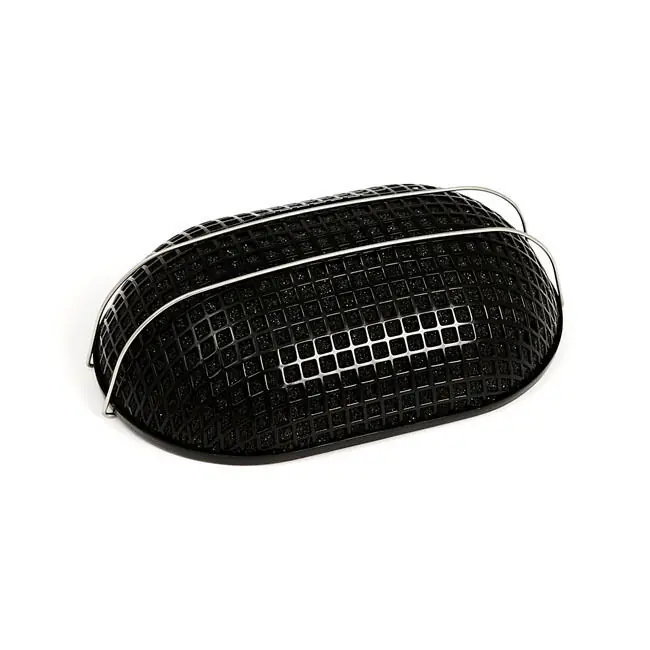 Breather Style Luftfilter Oval Schwarz f. Harley-Davidson mit Keihin CV-Vergaser Letzte Chance