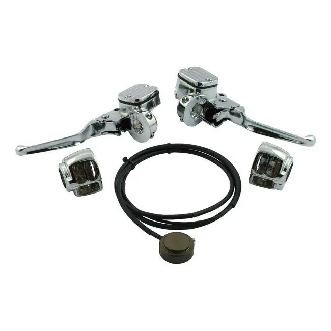 Schnäppchen Umrüstkit auf hydraulische Kupplung Chrom f. Harley-Davidson Softail, Dyna 96-06