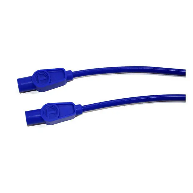 Garantierte Lieferung Taylor Zündkabel 8mm Pro, blau, für Harley-Davidson Touring 99-08, XL 04-06