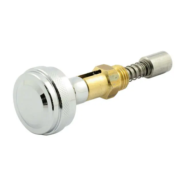 Einstellbarer Choke, Smooth, Alu-Messing, für Harley-Davidson mit S&S Vergaser Top-Angebot