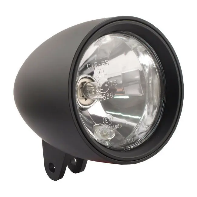 Günstig Scheinwerfer Classic 4 1/2", Schwarz, für Harley - Davidson mit E - Prüfzeichen