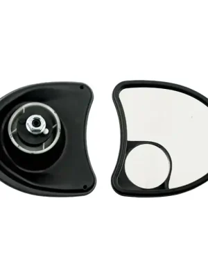 1 Paar Spiegel für Verkleidung Dual, Schwarz, f. Harley-Davidson Touring 96-13 Knallerangebot