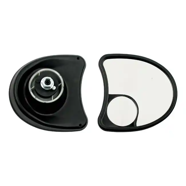 1 Paar Spiegel für Verkleidung Dual, Schwarz, f. Harley-Davidson Touring 96-13 Knallerangebot