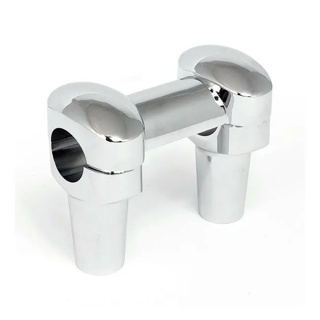 Sofort Bestellen Riser Widow 3 - teilig 5" hoch, Chrom für Harley - Davidson mit 1 1/4" Lenker