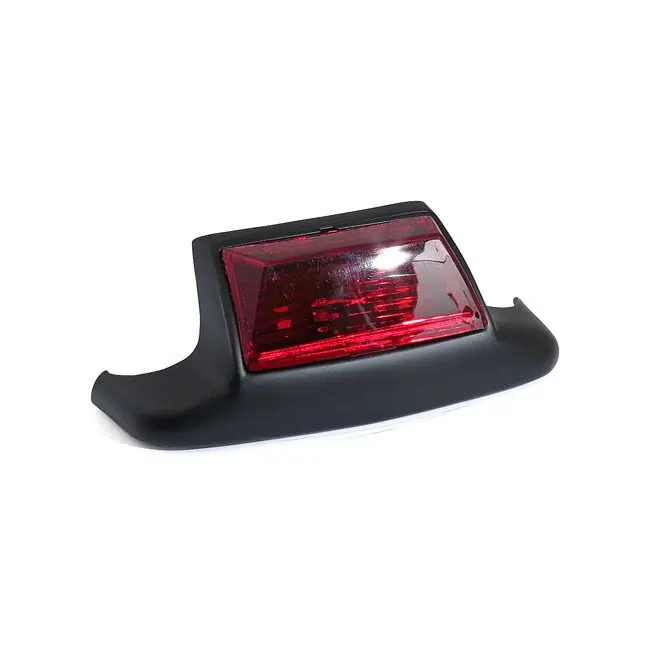 Heck Fender Tip mit Licht Schwarz, Rot, für Harley - Davidson FL, FLT, FLST Sonderangebot