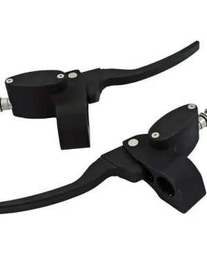Aktuell Handbremszylinder & Kupplungszylinder Billet Schwarz für Harley-Davidson