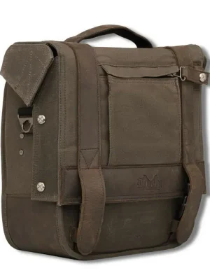 Burly Voyager Packtasche, Satteltasche, Braun, für Harley-Davidson Neu