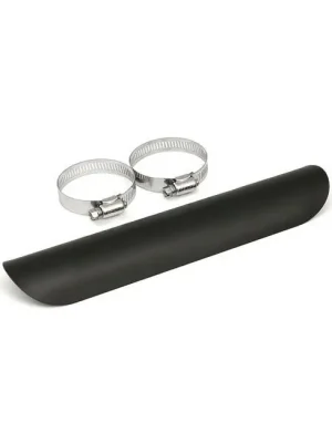 Auspuff Hitzeschild Heat Shield 10" Schwarz, für Harley - Davidson 2 1/4" Begrenztes Angebot