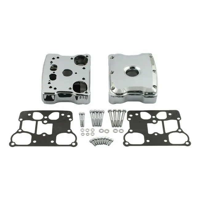 1 Paar Rockerboxen Custom Style Chrom f. Harley-Davidson Twin Cam 99-17 Must-Have