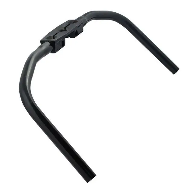 Neuheit Paughco Boardtrack Springer Bar, Schwarz, für Harley - Davidson