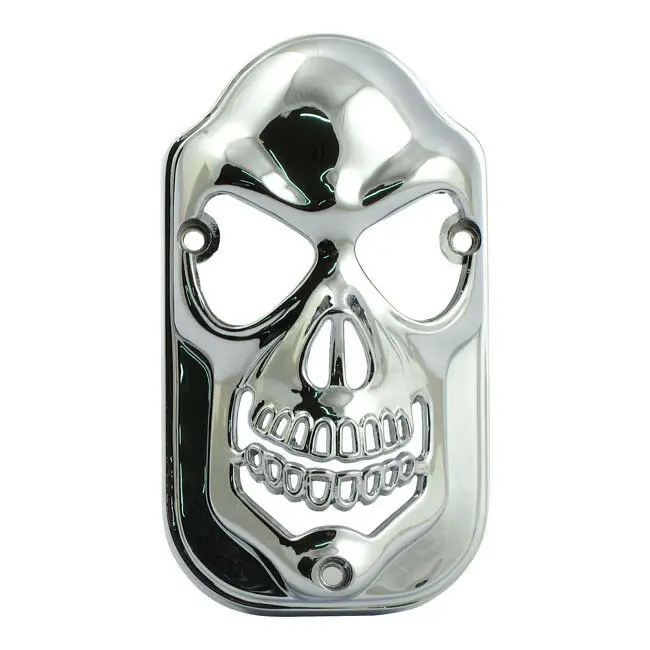 Ziergrill Skull für Rücklicht Tombstone Chrom, für Harley-Davidson Saisonangebot