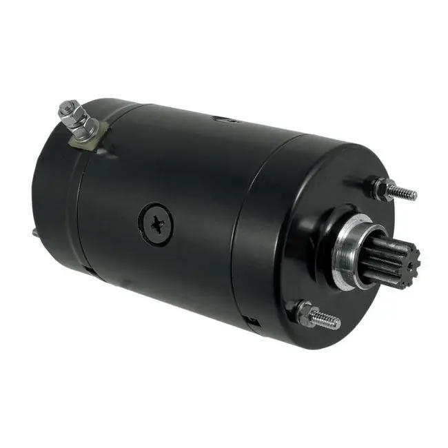 Transpo E-Starter Hitachi Schwarz, für Harley-Davidson FL, FXR, XL 67-83 Mega-Angebot