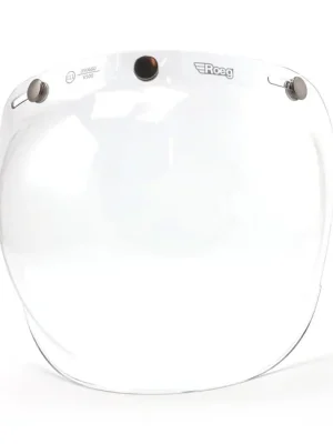 Billig Roeg Bubble Visier, Klar, für Jethelme / Antibeschlag mit E-Prüfzeichen!