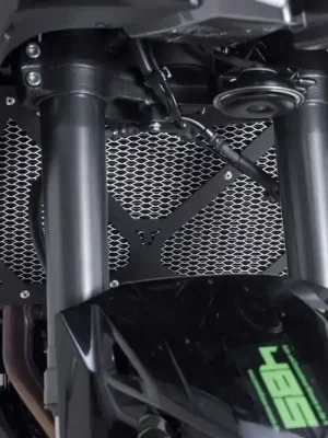Top-Preis SW-Motech Kühlerschutz Schwarz/Silbern. Versys 1000 (18-) / 1100 (24-).