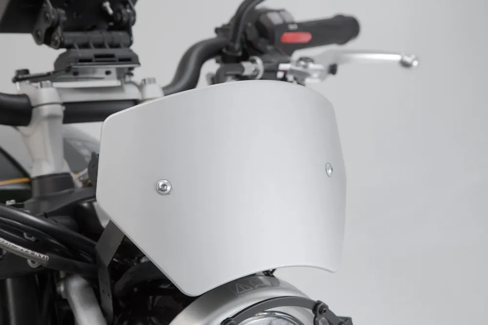 SW-Motech Windschild Silbern. Triumph Scrambler 1200 XC / XE (18-). Beliebt