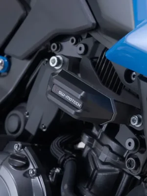 Nur Für Kurze Zeit SW-Motech Sturzpad-Halter Schwarz. Suzuki GSX-8S (22-).