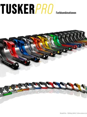 Versand Am Gleichen Tag Spiegler Bremstechnik TUSKER PRO Brems- und Kupplungshebel SET mit ABE passend für Yamaha MT-09/SP - Modelle (2021-2023)