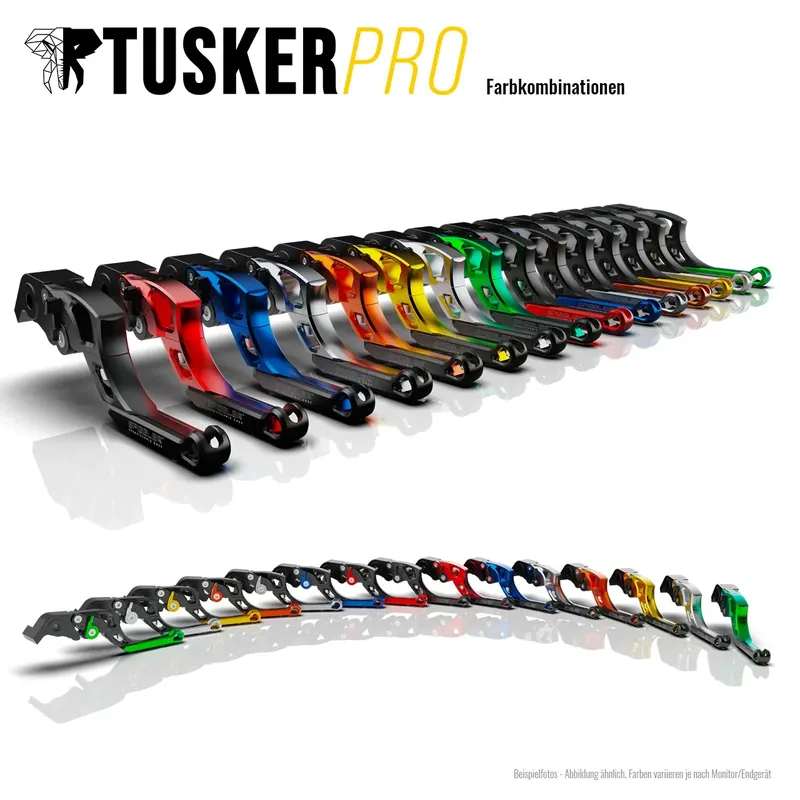 Heißes Angebot Spiegler Bremstechnik TUSKER PRO Brems- und Kupplungshebel SET mit ABE passend für Kawasaki Ninja H2 SX - Modelle (2022-2024)