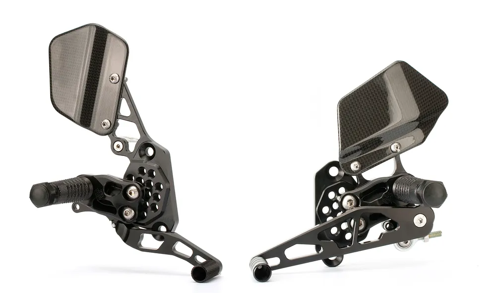 Gilles Fußrastenanlage AS31GT verstellbar ABE passend für Suzuki GSX1300R Hayabusa - Modelle (2008-2020) Garantierte Lieferung