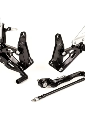 Abverkauf Gilles Fußrastenanlage FXR verstellbar TÜV-Teilegutachten passend für Honda CB 500 F / X / CB 500 F / CB 500 R & CBR 500 R - Modelle