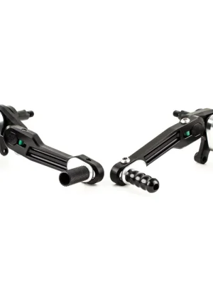 Gilles Fußrastenanlage RCT10GT verstellbar ABE passend für Ducati Scrambler 1100 / S / 800 - Modelle Echt