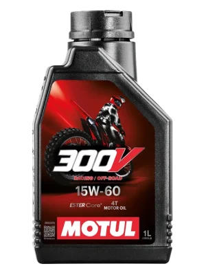 Zertifiziert Motul 300V Motoröl 4-Takt Factory Line Off Road 15W-60 100% synthetik 1L Flasche
